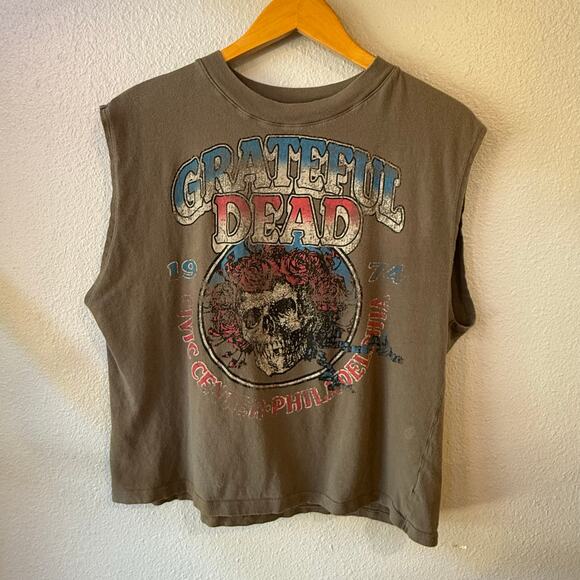 Junkfood Tops - Grateful Dead By Junkfood Tank Tee Women's Size Large Rock Band